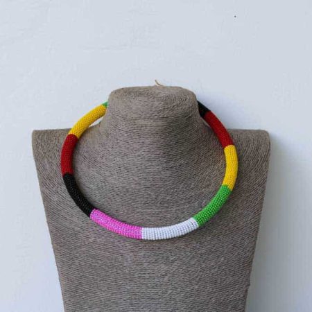 WAYUA African Beaded necklace, Zulu Tribal Necklace is a perfect gift to your loved ones.