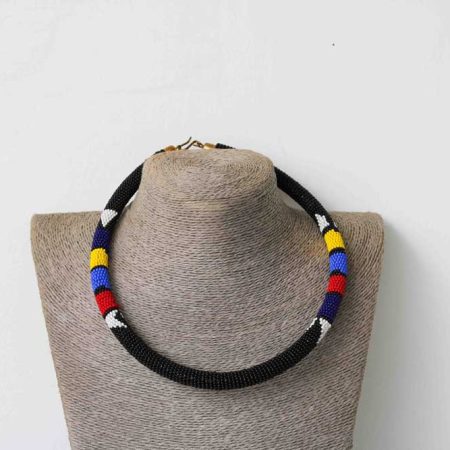 TEMBO: African Beaded necklace, Zulu Tribal Necklace is a perfect gift to your loved ones.