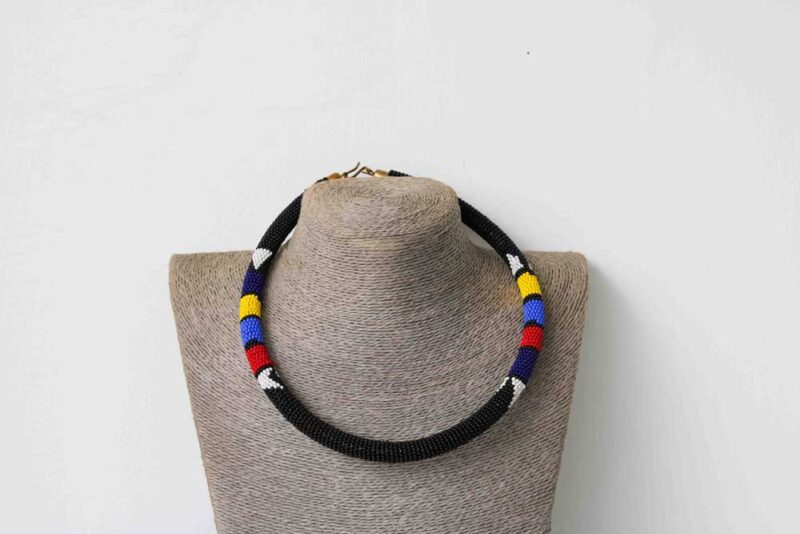 TEMBO: African Beaded necklace, Zulu Tribal Necklace is a perfect gift to your loved ones.
