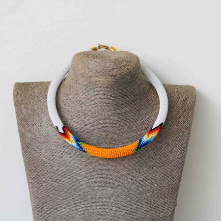 TWIGA African Beaded necklace, Zulu Tribal Necklace is a perfect gift to your loved ones.