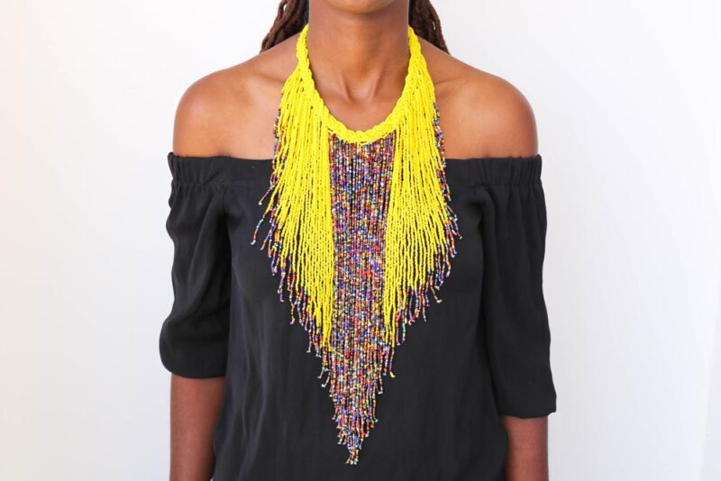 SAMBURU African beaded necklace to be worn in all occasions.