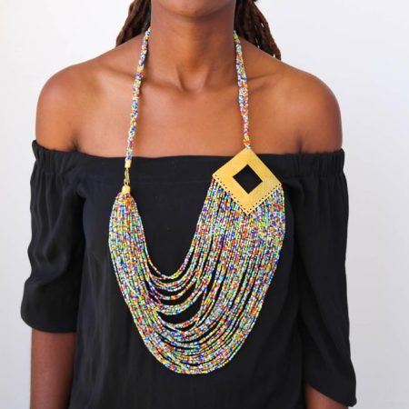 KAJIADO African beaded necklace to be worn in all occasions.