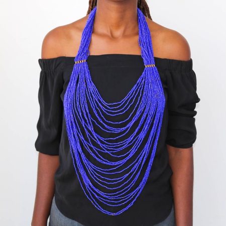 ADA African beaded necklace to be worn in all occasions.