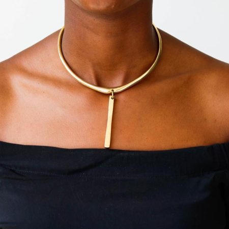 BOBA African brass pendant necklace to be worn in any occasion.