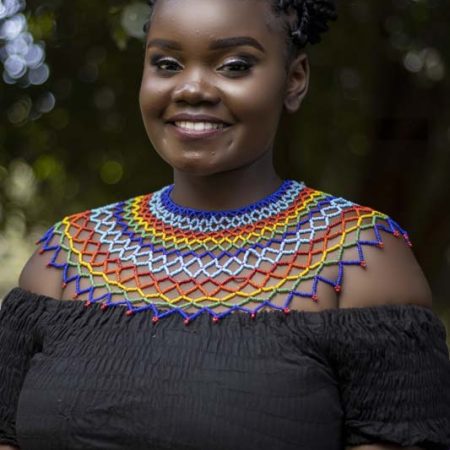 ADE Beaded wedding necklace to be worn in all occasions.