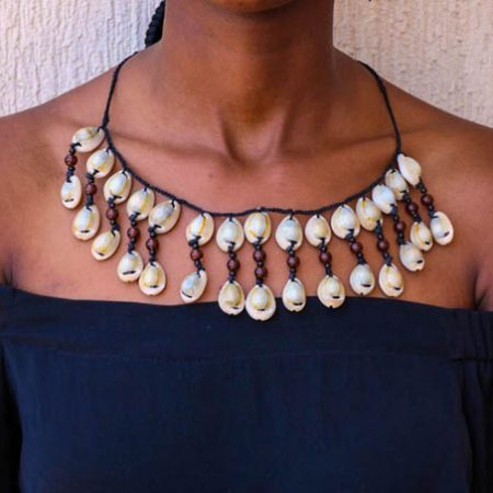 ARABUKO African Cowrie Necklace