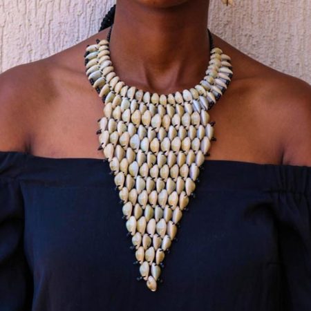 MILA V-shaped Cowrie Necklace
