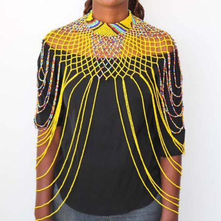 ROKA Beaded shawl necklace