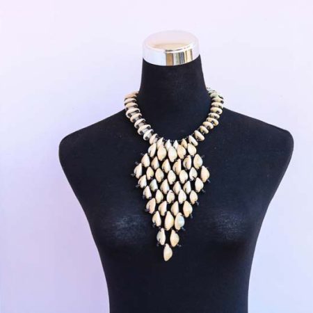 KOROI African cowrie shell necklace
