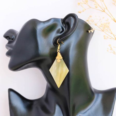 BUSARA African Bone earring