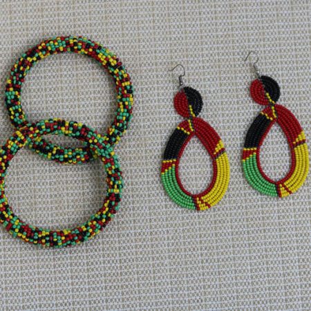 HIMA African Beaded Jewelry Set